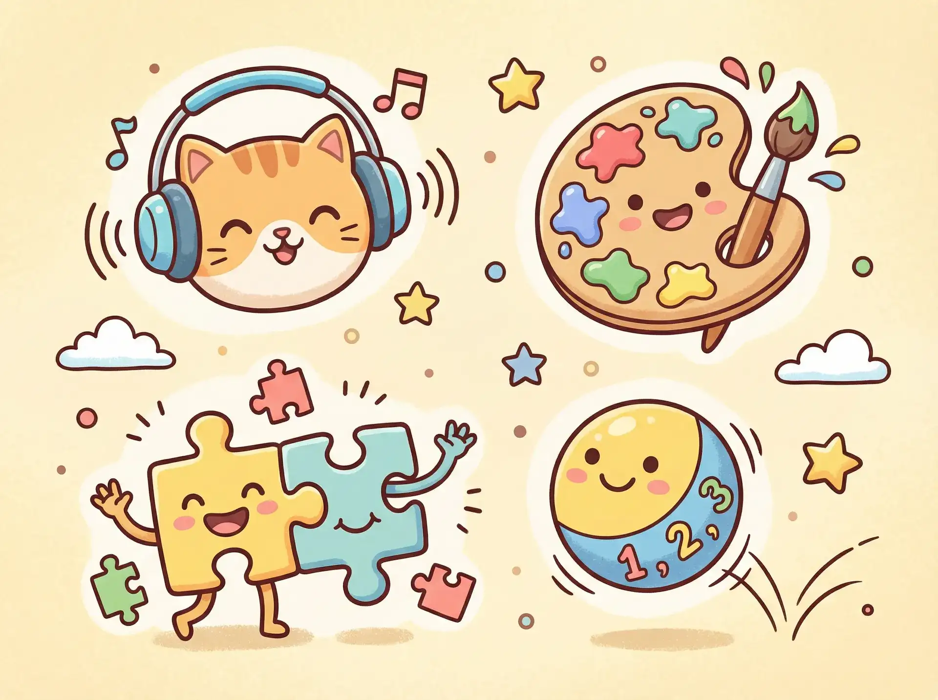 小朋友的手工作品 - 周子零 益智创作